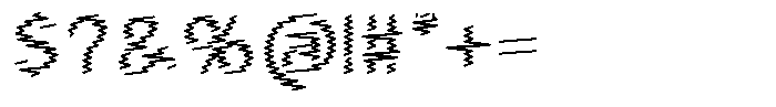 Rough Letter Medium W05 Font OTHER CHARS