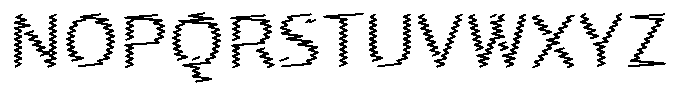 Rough Letter Medium W05 Font UPPERCASE