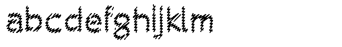 Rough Letter Medium W405 FONT