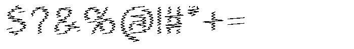 Rough Letter Regular W04 Font OTHER CHARS