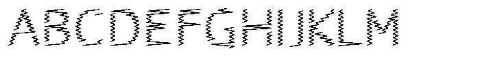 Rough Letter Regular W04 Font UPPERCASE