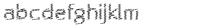 Rough Letter Regular W04 FONT