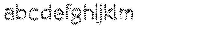Rough Letter Regular W404 FONT