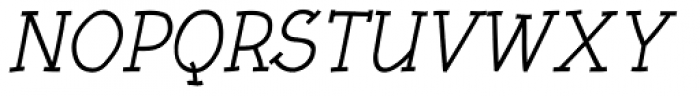 Rough Medium Italic Font UPPERCASE