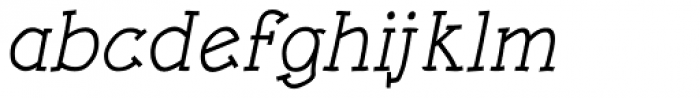 Rough Medium Italic Font LOWERCASE