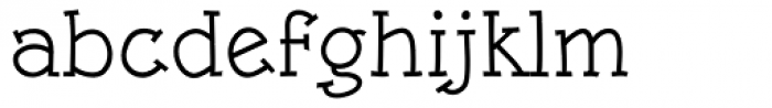 Rough Medium Font LOWERCASE