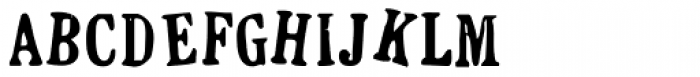 Rough Print JNL Font LOWERCASE