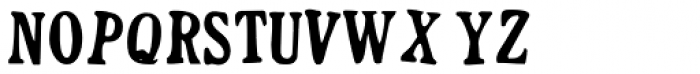 Rough Print JNL Font LOWERCASE