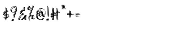 Rough Punch Font OTHER CHARS