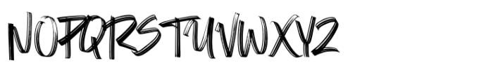 Rough Punch Font UPPERCASE