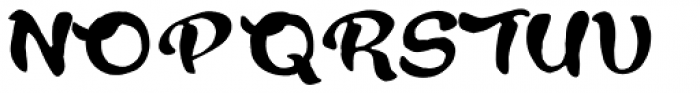 Rough Rakoon In Font UPPERCASE