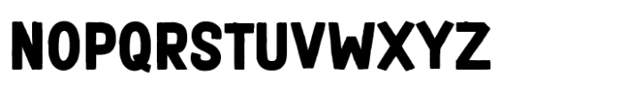 Rough Raw Paint Regular Font LOWERCASE