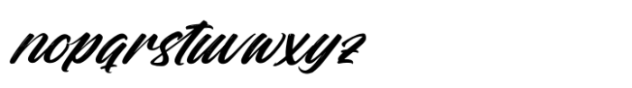Rough Streak  Italic Font LOWERCASE