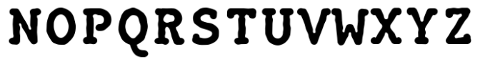 Rough Weekend Bold Font UPPERCASE
