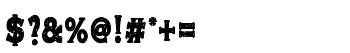 Roughgates Rough Font OTHER CHARS