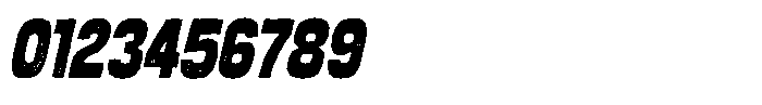 Rougho Stamp-Oblique Font OTHER CHARS