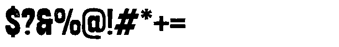Rougho Stamp Font OTHER CHARS