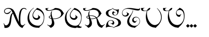 Rougon Font UPPERCASE