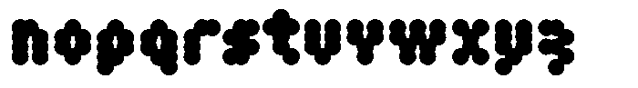 Roulade Bold Font LOWERCASE