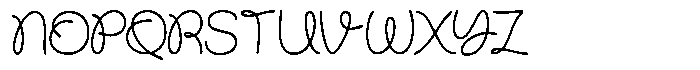 Round Dead Font LOWERCASE