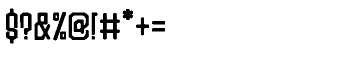 Rounded Capsule Font OTHER CHARS