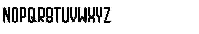 Rounded Capsule Font UPPERCASE