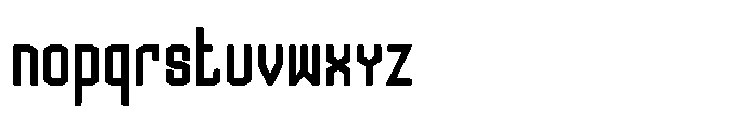Rounded Capsule Font LOWERCASE