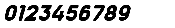 Rounded Konstructa Black Italic Font OTHER CHARS
