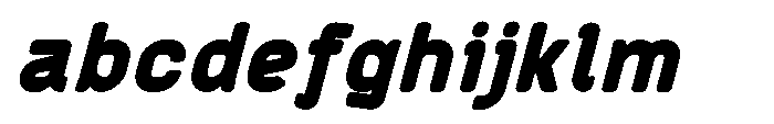 Rounded Konstructa Black Italic FONT