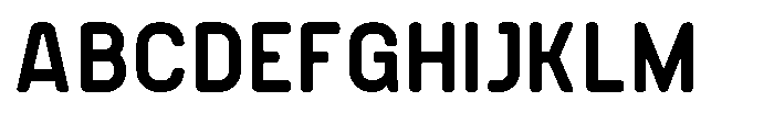 Rounded Konstructa Bold Font UPPERCASE