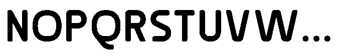 Rounded Konstructa Bold Font UPPERCASE