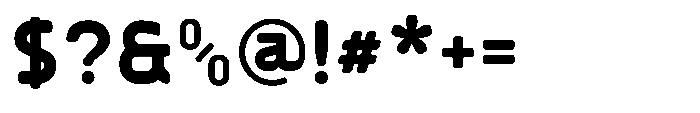 Rounded Konstructa Extra Bold Font OTHER CHARS