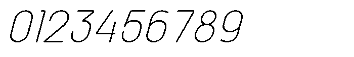 Rounded Konstructa Extra Light Italic Font OTHER CHARS