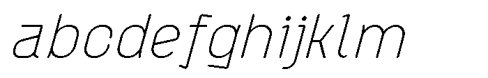 Rounded Konstructa Extra Light Italic FONT