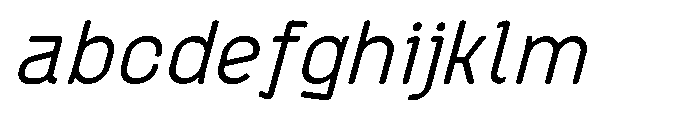 Rounded Konstructa Regular Italic FONT