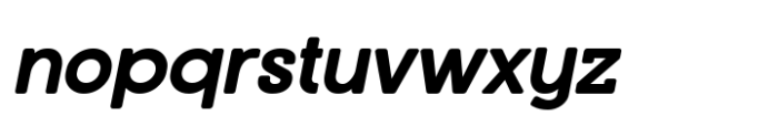 Roundelay Extra Bold Italic Font LOWERCASE