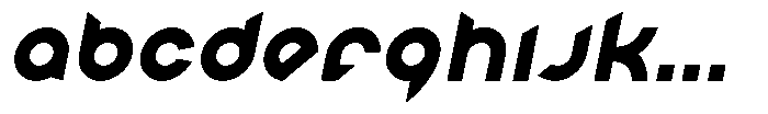 Roundmar 01 Black Italic FONT
