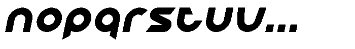Roundmar 01 Black Italic Font LOWERCASE