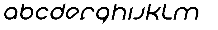 Roundmar 01 Bold Italic Font UPPERCASE