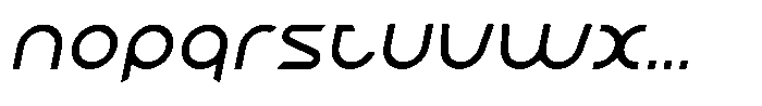 Roundmar 01 Bold Italic Font LOWERCASE