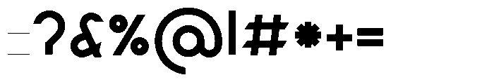 Roundmar 01 Extra Bold Font OTHER CHARS