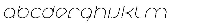 Roundmar 01 Italic Font UPPERCASE