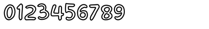 Roundyo Outline Font OTHER CHARS