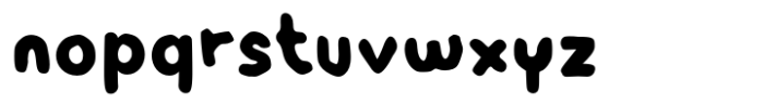 Roundyo Regular Font LOWERCASE
