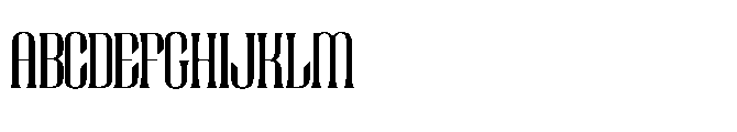 Rourque Hollowrail Regular Font UPPERCASE