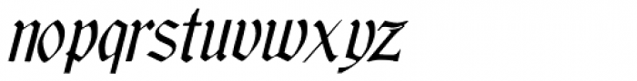Rousseau Italic Font LOWERCASE
