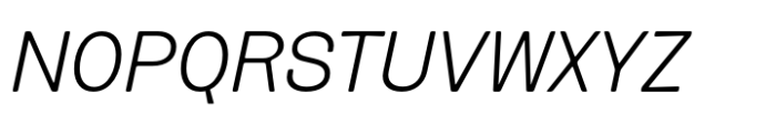 Routine Extra Light Extended Italic Font UPPERCASE