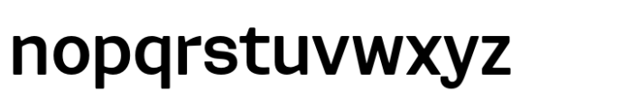 Routine Medium Extended Font LOWERCASE