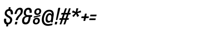 Routine Regular Condensed Italic Font OTHER CHARS