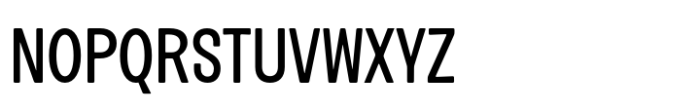 Routine Regular Condensed Font UPPERCASE